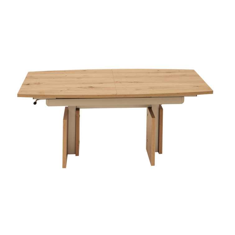 Ebern Designs Jailon Lift Top Extendable Trestle Coffee Table with